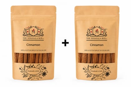 Cinnamon Sticks (Dalchini) 50GM x 2 Pouches | Premium Indian Spice | The MMasala Box Co. Cinnamon Sticks (Dalchini) 50GM x 2 Pouches | Premium Indian Spice | The MMasala Box Co.
