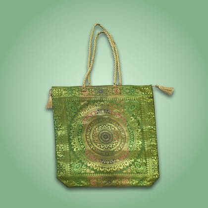Motif Design Banarasi Bag 