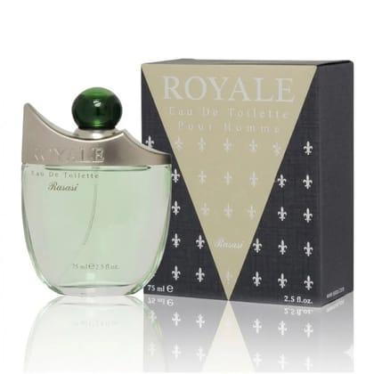 Rasasi Royale Pour Homme Eau De Toilette 75ml Long Lasting Classic Woody Aromatic Designer Perfume for Men Rasasi Royale Pour Homme Eau De Toilette 75ml Long Lasting Classic Woody Aromatic Designer Perfume for Men