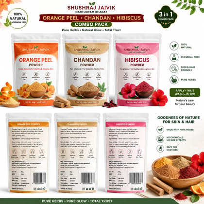 3-in-1 Herbal Glow Combo Orange Peel 