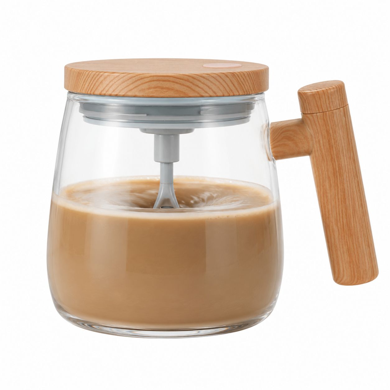 Electric Self Stirring Coffee Mug 400ml Glass USB Rechargeable Auto Mixing Cup