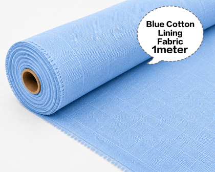Blue Cotton Lining Fabric, Neeli Cotton Lining Kapda, Neela Cotton Astar Kapda, Neeli Lining Batte, Blue Cotton Inner Fabric 