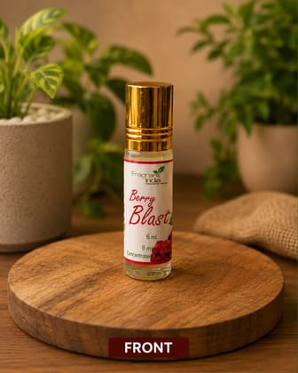Kannauj Attar Perfume Berry Blast  Roll on  Alcohol free- 6Ml