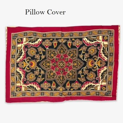 Pilkhuwa Hand Block Print Floral Design Bedsheet with 2 Pillow Covers