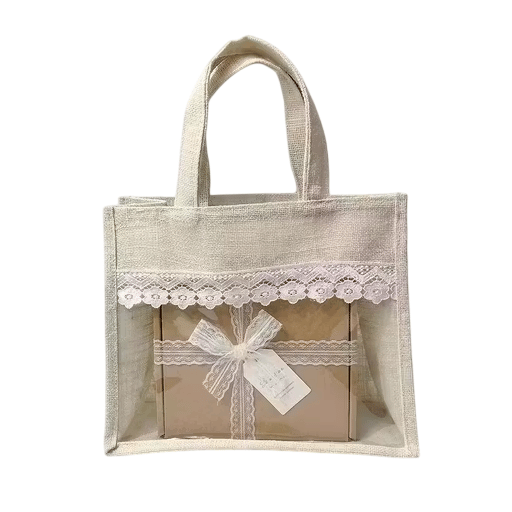  Elegant Jute Gift Tote Bag 
