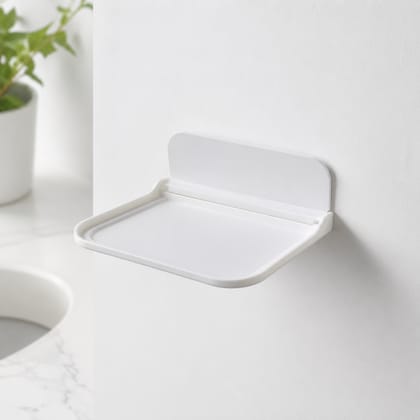 Multi-purpose Foldable Wall Shelf and Mobile Holder Multi-purpose Foldable Wall Shelf and Mobile Holder