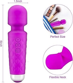 Mini Wand Massager Waterproof USB Rechargeable