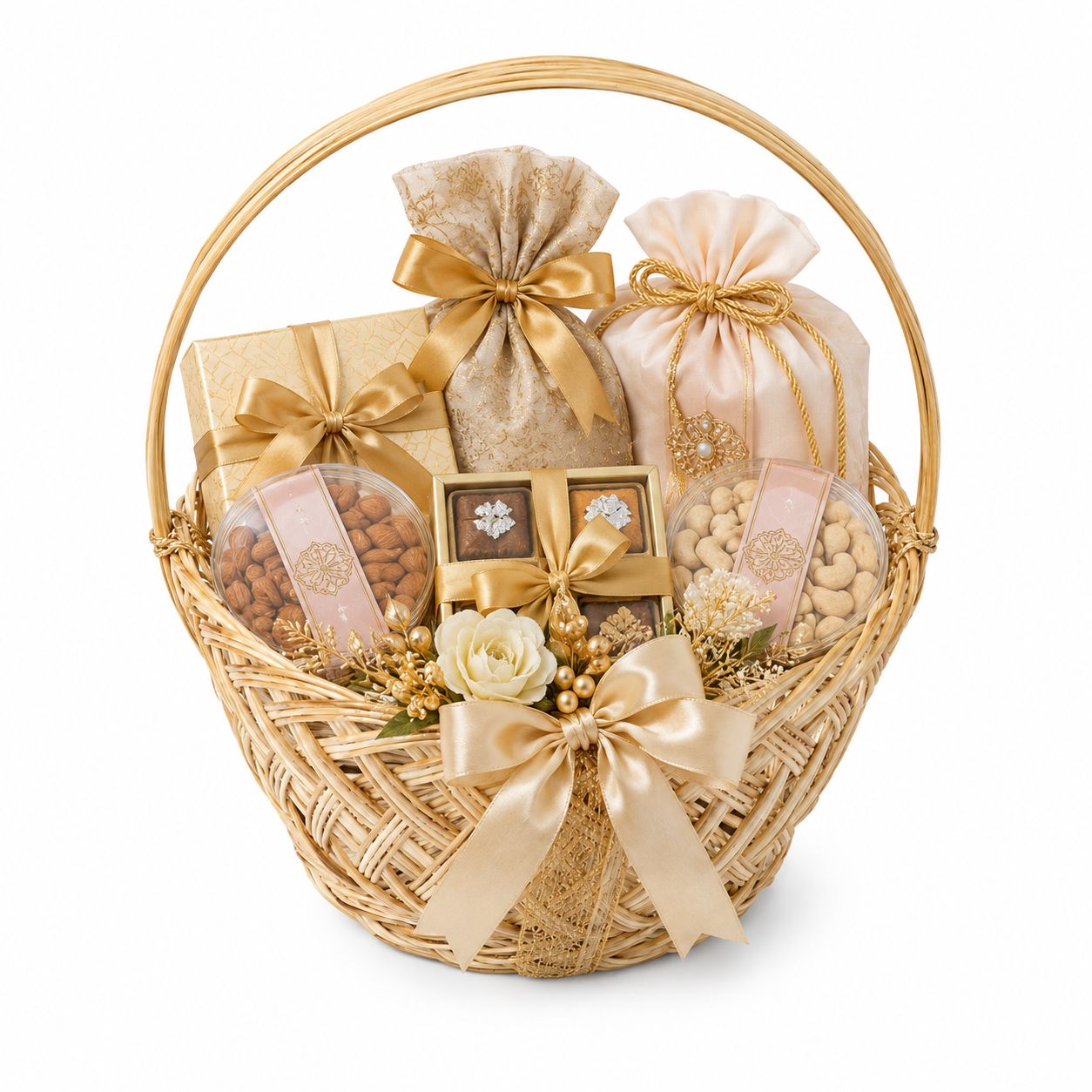 Handcrafted Bamboo Gift Basket (Juri)