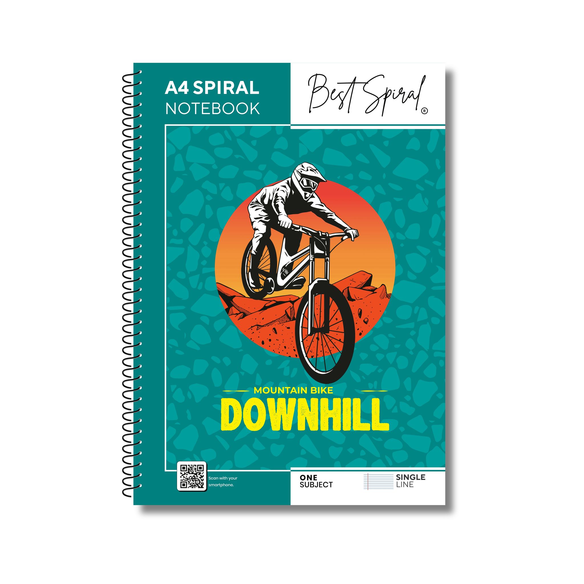 Best Spiral A4 Spiral Notebook 300 Pages Ruled - Pack of 1