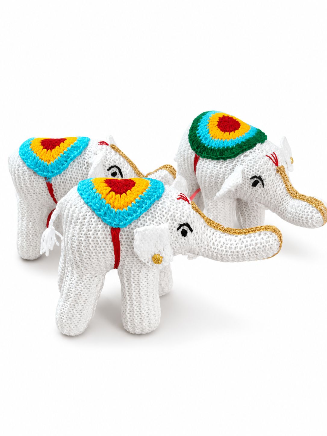 Handmade Crochet Elephant Toy - Soft Amigurumi Plushie