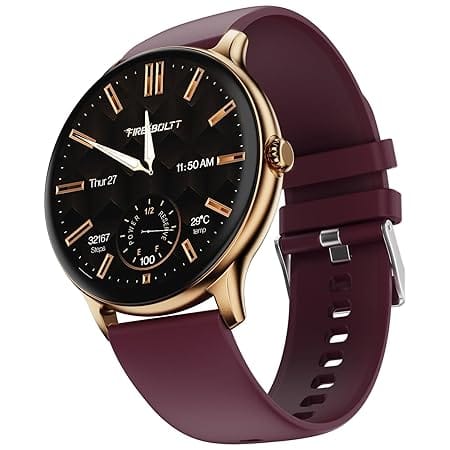 Fire-Boltt Phoenix Pro Round Smart Watch 1.39" HD Display with Bluetooth Calling I IP67 Waterproof Smartwatch for Men & Women