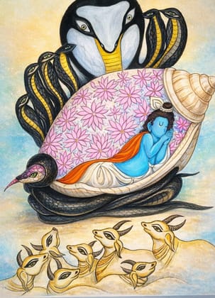 Krishna Bal Leela – Hand Painted Acrylic Wall Art with Maa Yashoda | Traditional Indian Decor- Originnal Canvas Handicraft Painting, Paintings Krishna Bal Leela – Hand Painted Acrylic Wall Art with Maa Yashoda | Traditional Indian Decor- Originnal Canvas Handicraft Painting, Paintings