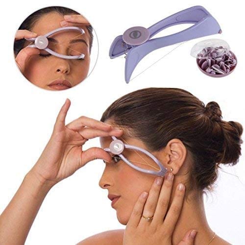 Professional Threading Kit for Women | Precise Hair Removal Tool for Eyebrows, Face & Body | Includes Tweezers & Applicator for Smooth, Hair-Free Skin