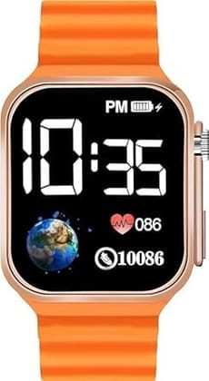 T800 Ultra Smart Watch with Orange Strap, Bluetooth Connectivity, Fitness Tracking, HD Display T800 Ultra Smart Watch with Orange Strap, Bluetooth Connectivity, Fitness Tracking, HD Display