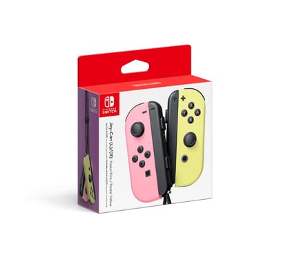 Nintendo Joy-Con controller (L)/(R) - Pastel Pink/Pastel for Gaming Console Yellow
