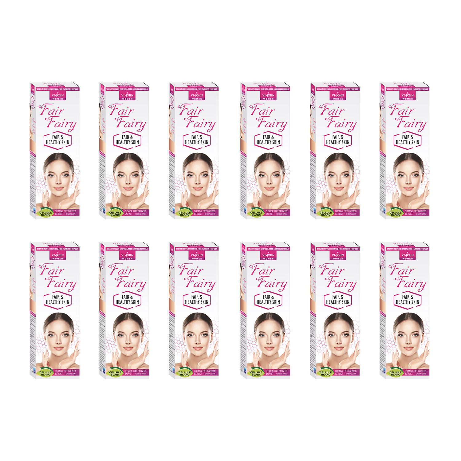 Vi-John Women Fair Fairy Cream 50Gm (Pack of 12)