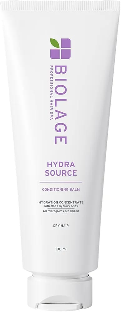 Biolage Hydra Source Anti-Dryness Conditioner, Hydrates and Moisturizes Dry Hair, Enriched with Aloe Vera and Hydroxy Acid, Vegan & Cruelty-Free, 100ml