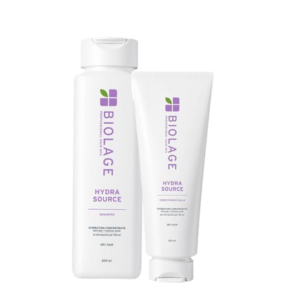 Biolage Hydrasource Plus Professional Shampoo and conditioner Combo, Moisturizes & Hydrates Dry Hair (200ml + 100ml) Biolage Hydrasource Plus Professional Shampoo and conditioner Combo, Moisturizes & Hydrates Dry Hair (200ml + 100ml)