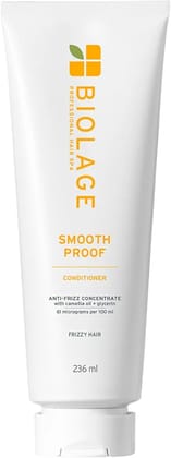 Biolage Smoothproof Anti-FrizzConditioner with Camellia oil and Glycerin for 72HR FrizzControl (236ml) Biolage Smoothproof Anti-FrizzConditioner with Camellia oil and Glycerin for 72HR FrizzControl (236ml)