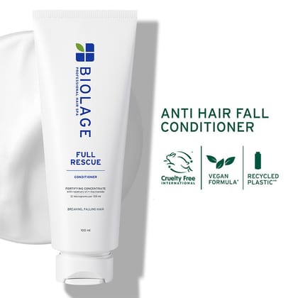 Biolage Full Rescue Anti-Hairfall Conditioner with Rosemary & Niacinamide - 74% Less Hairfall (100ml) Biolage Full Rescue Anti-Hairfall Conditioner with Rosemary & Niacinamide - 74% Less Hairfall (100ml)