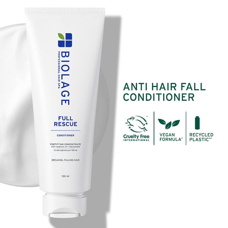 Biolage Full Rescue Anti-Hairfall Conditioner with Rosemary & Niacinamide - 74% Less Hairfall (100ml)