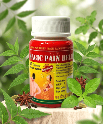 Magic Pain Relief Ayurvedic Joint & Muscle Care Capsules (Pack of 1)