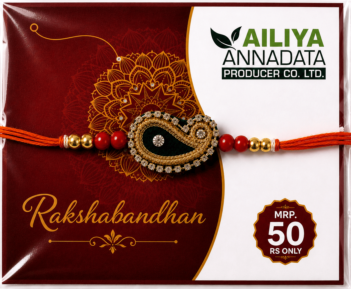 Zardosi Paisley Rakhi