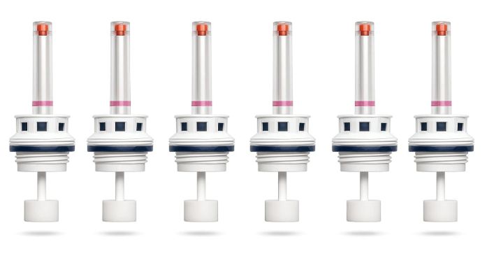 Inverterdicator Battery Water Level Float In Cap Set For Luminous Inverter  With Fume Filtration - (1 set of 6 pieces)