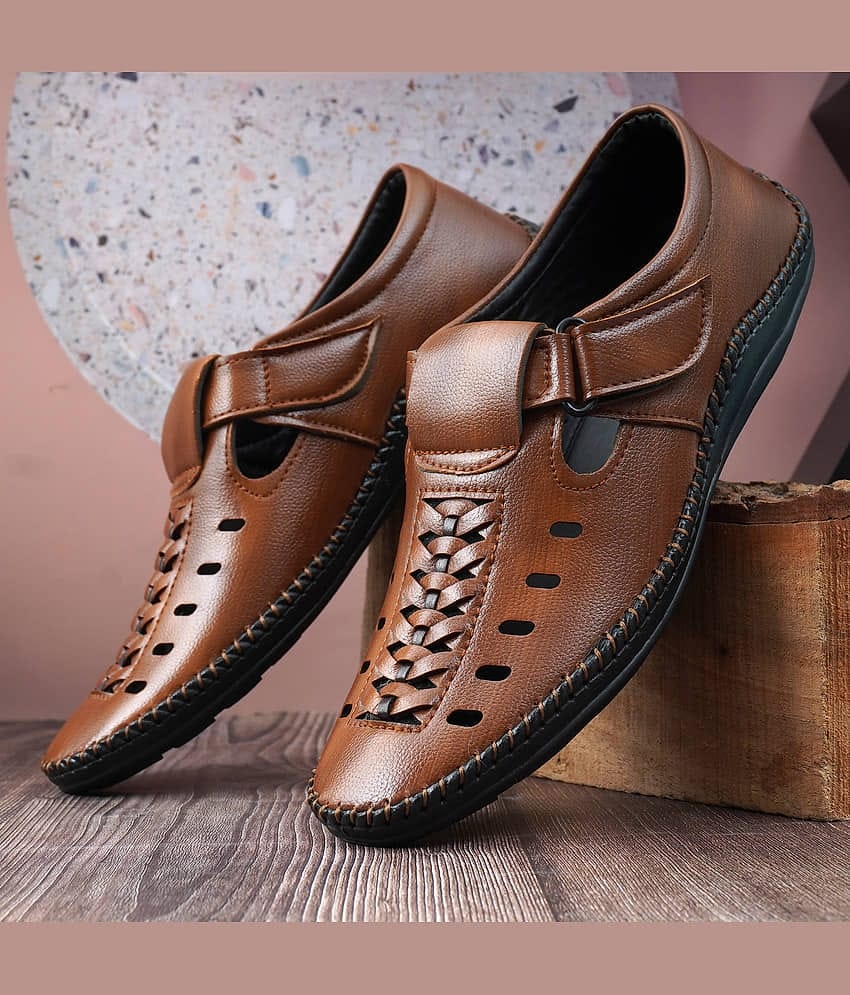 Akiko - Black Men's Sandals