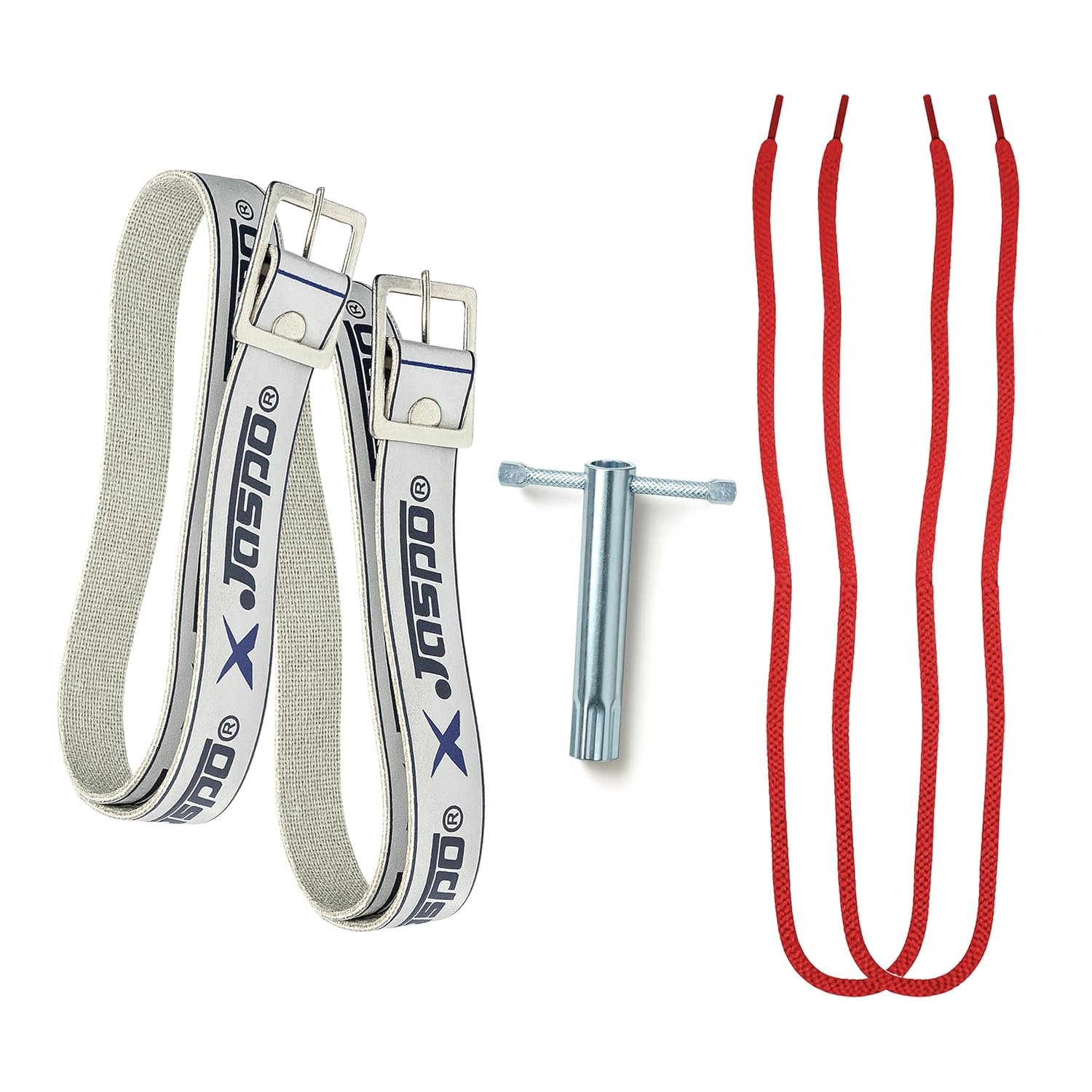 JASPO Adjustable Roller Skates Accessories Set, 1 Skating Key, 2 Belt and 2 lace. Useful for Roller Skates.