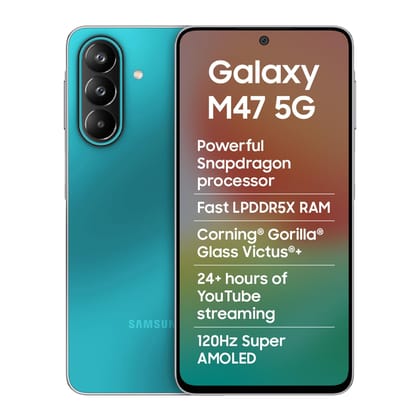 Samsung Galaxy M47 5G (8GB RAM,256gb Storage)-Blaze Blue