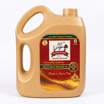 DIVINE GLORY - EAT THE BEST KACCHI GHANI MUSTARD OIL 