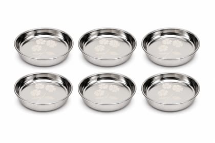 Premium Stainless Steel Dish Bowl Set of 6 Premium Stainless Steel Dish Bowl Set of 6