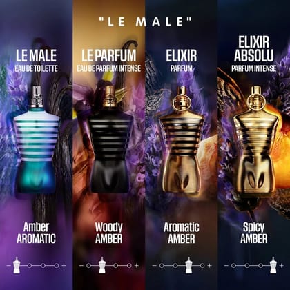 Jean Paul Gaultier Le Male Le Parfum Eau De Parfum 125ml Premium Luxury Long Lasting Warm Spicy Woody Signature Designer Perfume for Men
