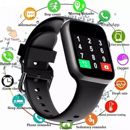 T500 Waterproof Watch for Touchscreen Smart Watch Bluetooth with Daily Activity Tracker, Heart Rate Sensor, Sleep Monitor and Basic Functionality for All Boys & Girls