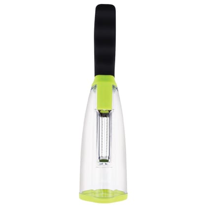Lifeori Multifunctional Vegetable & Fruit Peeler with Container | Stainless Steel Blade Kitchen Peeler
