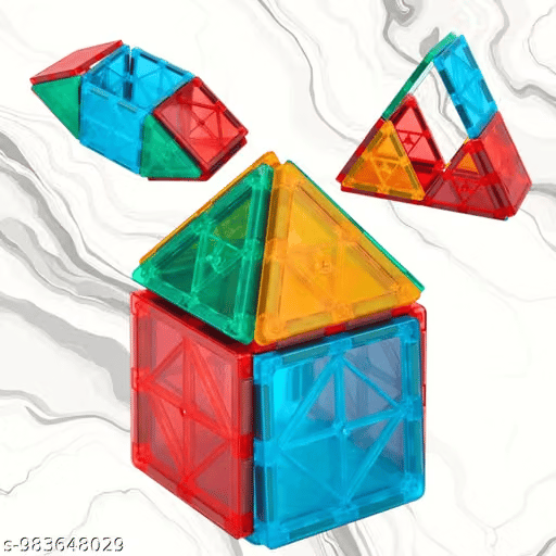 Kids Educational 3D Magic Magnetic Blocks – 28 Pieces
