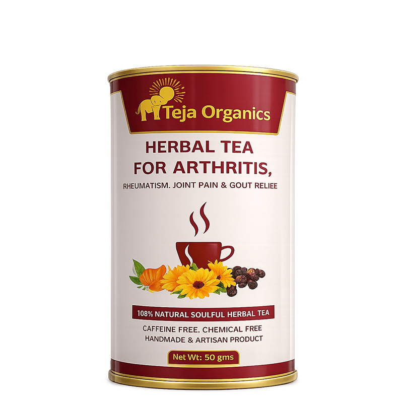 Herbal Tea for Arthritis 50 gm | Supports Joint Comfort Flexibility & Mobility | Relief from Arthritis, Rheumatism, Joint Pain & Gout Relief