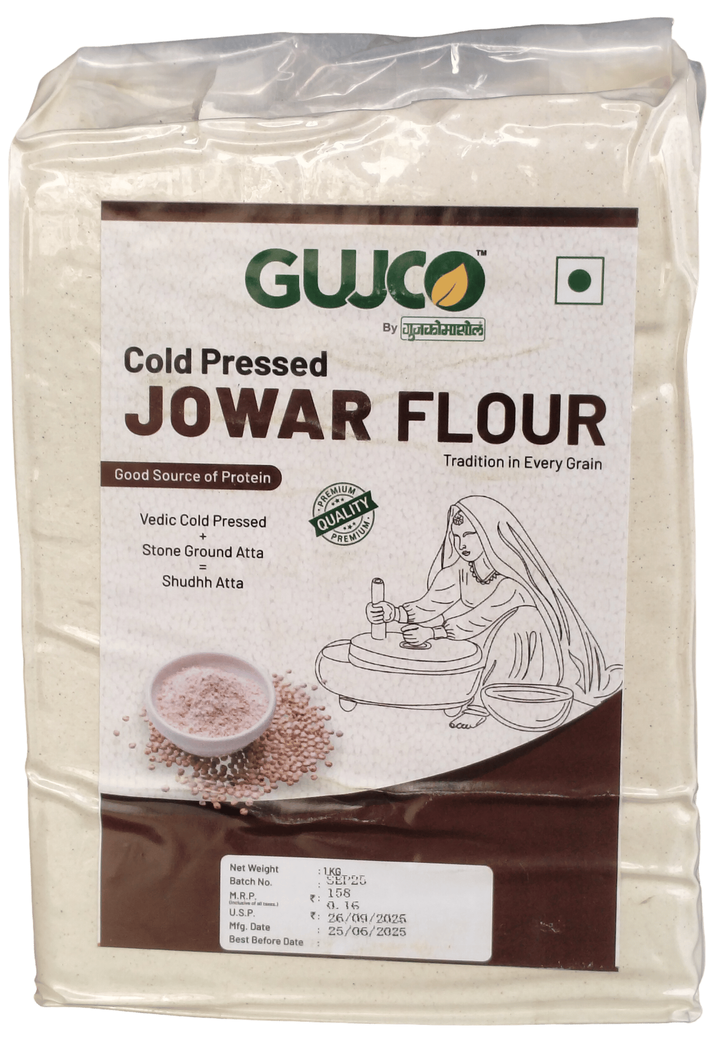 GUJCO Cold Pressed Jowar Flour
