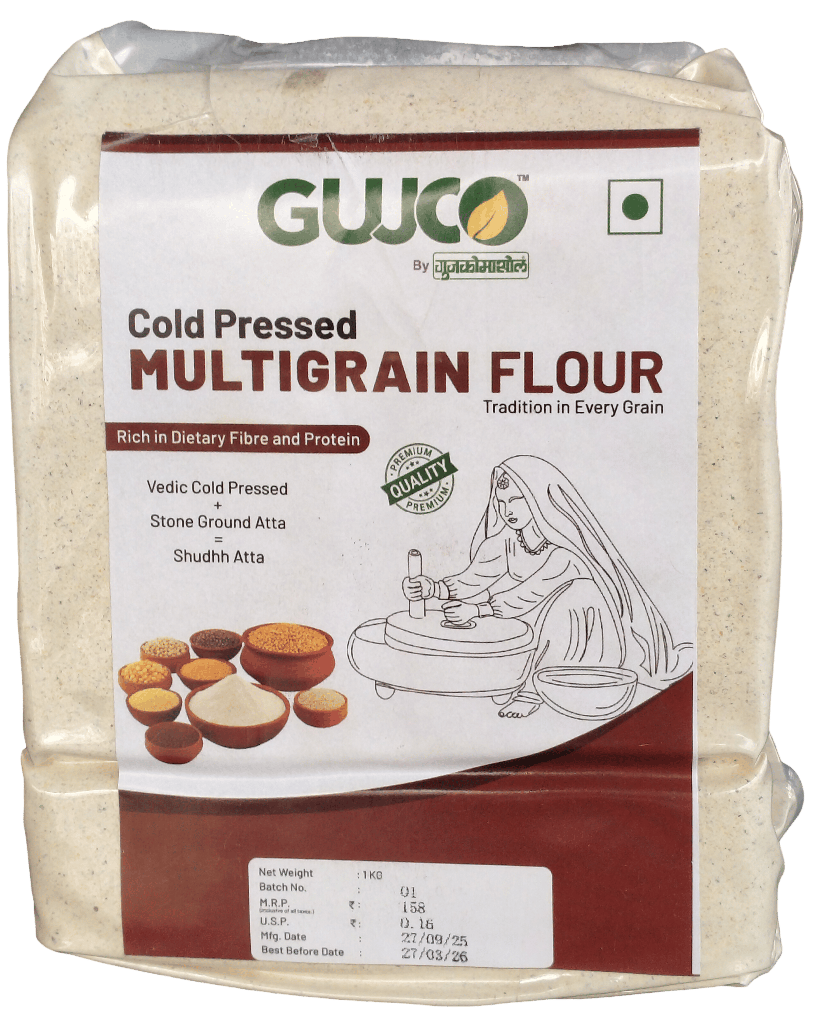GUJCO Cold Pressed Multigrain Flour