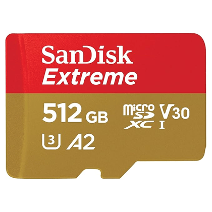 SanDisk Extreme Micro SD  512GB Memory Card