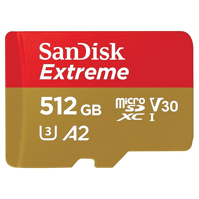SanDisk Extreme Micro SD  512GB Memory Card
