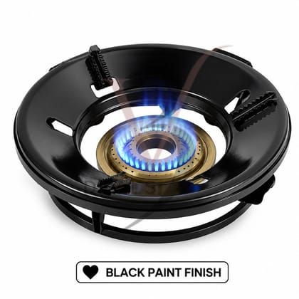 V3Deals Premium Gas Saver Stand – LPG Stove Burner Support, Energy Saving Trivet with Windproof 4-Leg Design, Heavy Duty 0.7mm Metal