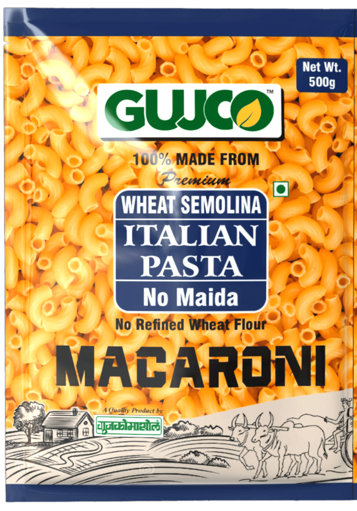GUJCO Premium Wheat Semolina Macaroni Pasta
