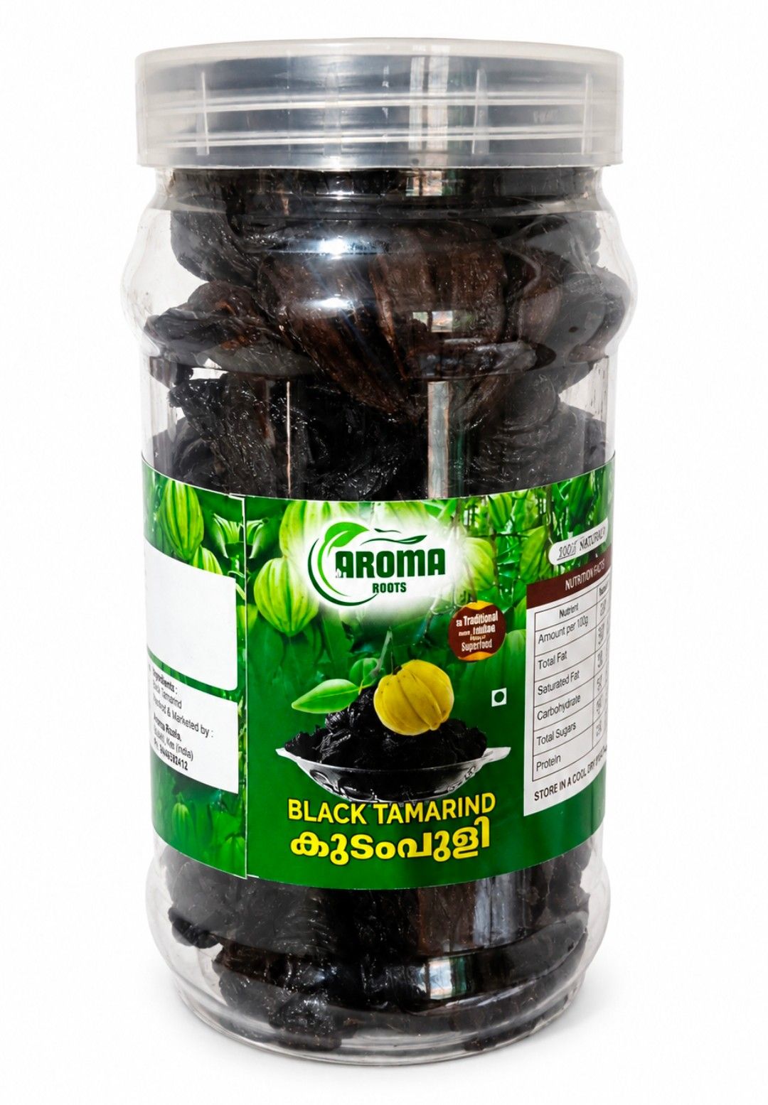 Aromaroots Black Tamrind, Malabar Tamrind