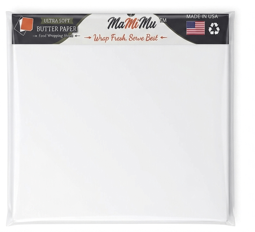  Food Wrapping Sheets –Ultra Soft 150 Sheets WHITE - MaMiMu 