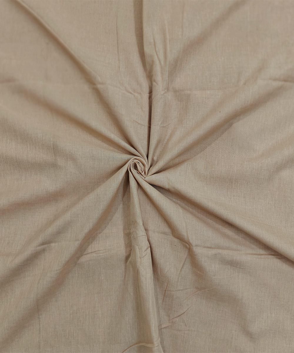 2.5m Beige Sambalpuri Handwoven Single Ikat Shirting Materials SFCSHI2436