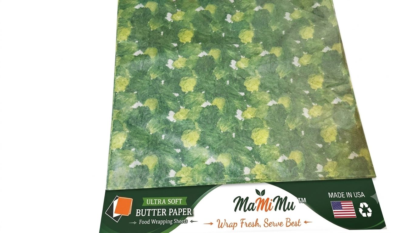 Food Wrapping Paper –Ultra soft 50 GREEN - MaMiMu 