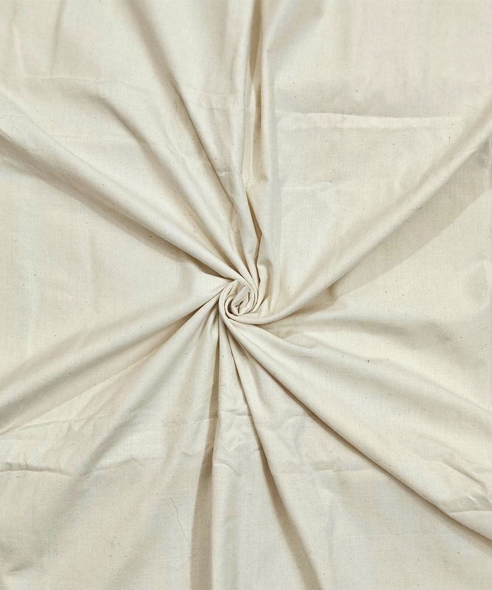 2.5m White Sambalpuri Handwoven Single Ikat Shirting Materials SFCSHI2442