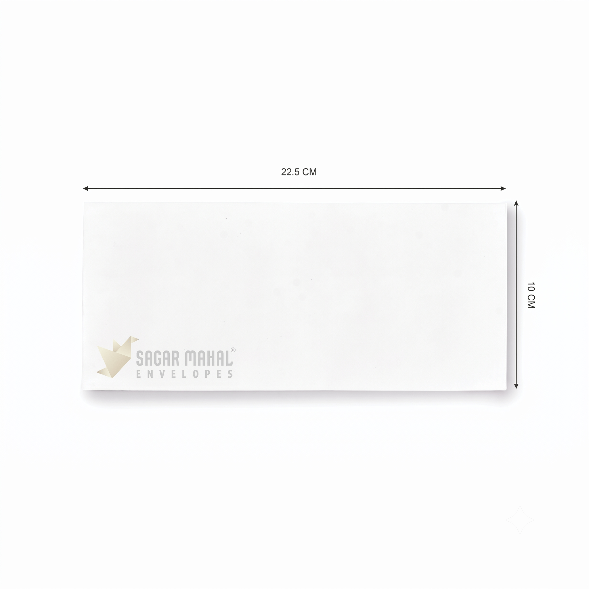  9 x 4 Inch White Envelope 90 GSM with Peel & Seal - Self-Sealing White Mailing Envelope - Easy Close, box of 250pcs